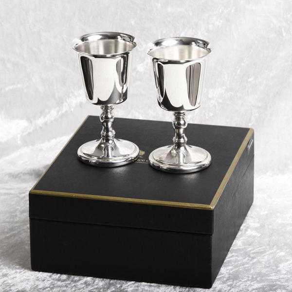 Charles II Silver Plated Wine Goblets in a Presentation Box by Arthur Price at kode-store on ebay