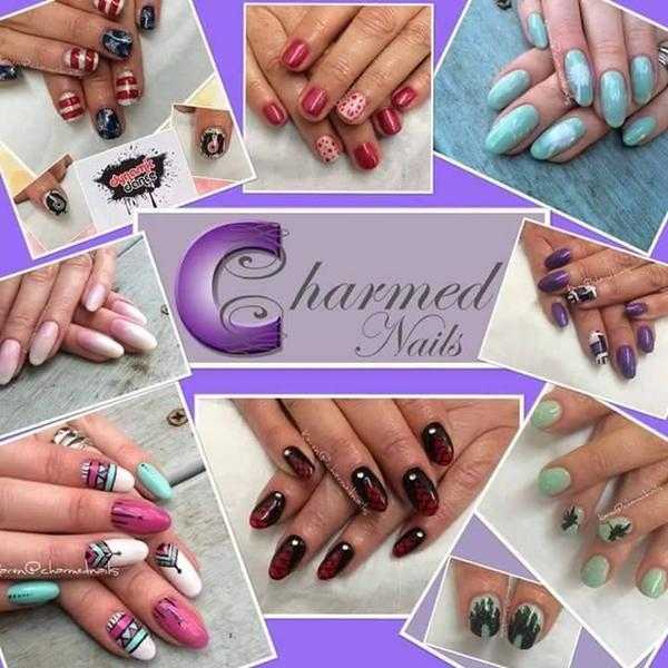 Charmed Nails, Nail technician specialising in hand painted nail art