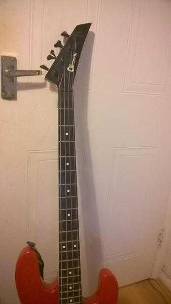 Charvel Red Electric Bass Guitar for Sale, Quick Sale 150 (NO offers below)