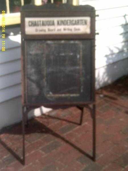 Chautauqua Kindergarten Drawing BoardWriting desk.