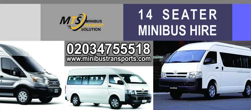 Cheap 14 Seater Minibus Hire Service London