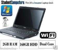 Cheap Office Student Laptop  2GB RAM  160GB HDD  Dual Core  WIFI  Generic