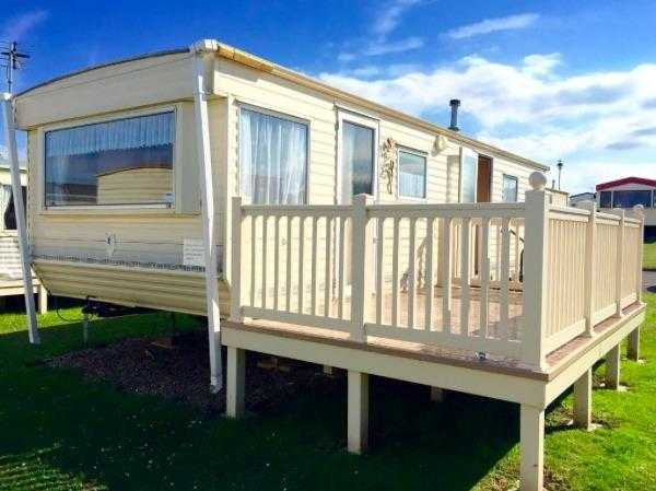 Cheap static caravan for sale Isle Of Wight with decking