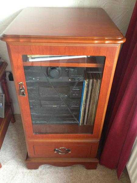 Cherry wood Hi-ifstorage cabinet