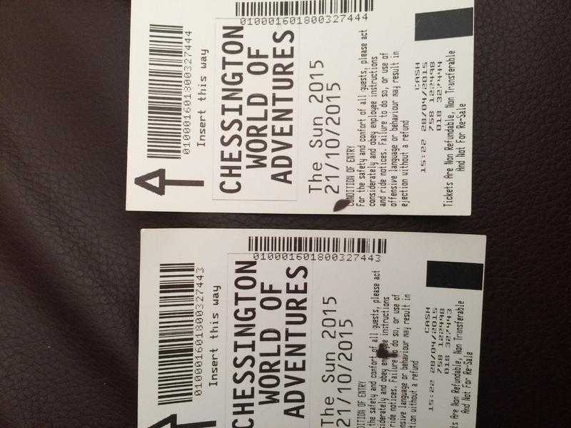 Chessington tickets