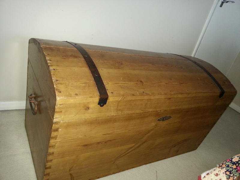 CHEST, large wooden storage chest.