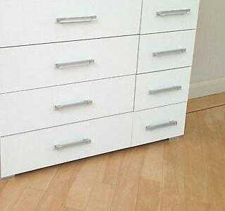 Chest of drawers 4x4 in white bedroom furniture