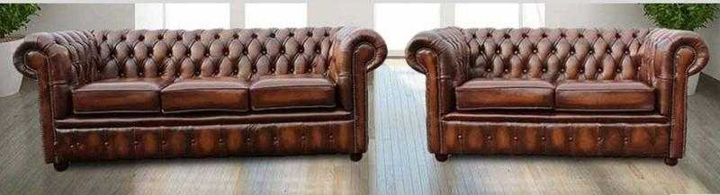 Chesterfield Leather sofas