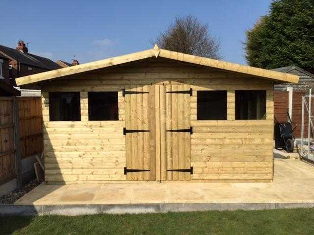 chestnut sheds and fencing