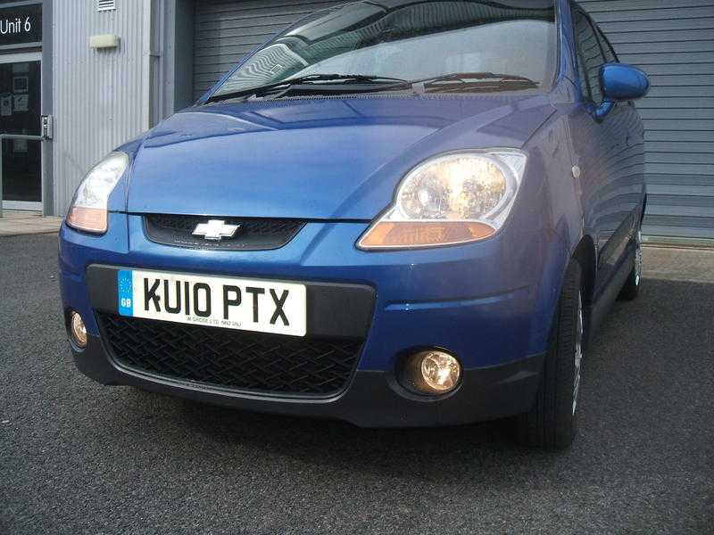 Chevrolet Matiz 2010 998 cc 5 Door Hatch Metalic Blue Only Two owners 6 Services.