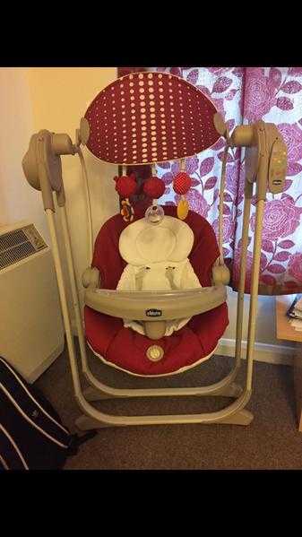 Chicco polly red swing