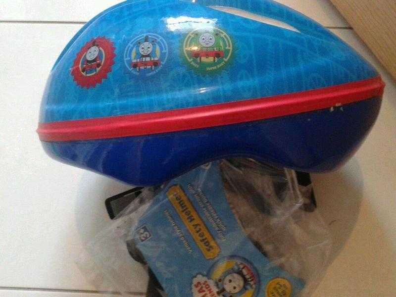 Child039s  boy039s cycle helmet.......blue Thomas design