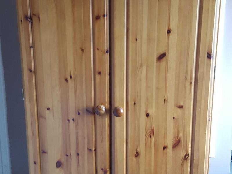 Child039s Solid Pine Wardrobe