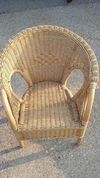 Child039s wicker chair