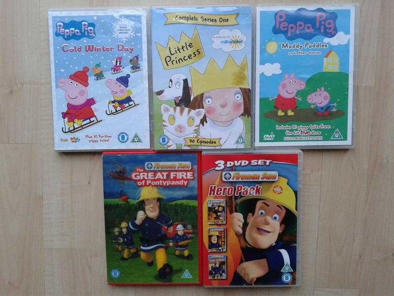 Children039s DVDs including Thomas the Tank, Fireman Sam amp Peppa Pig