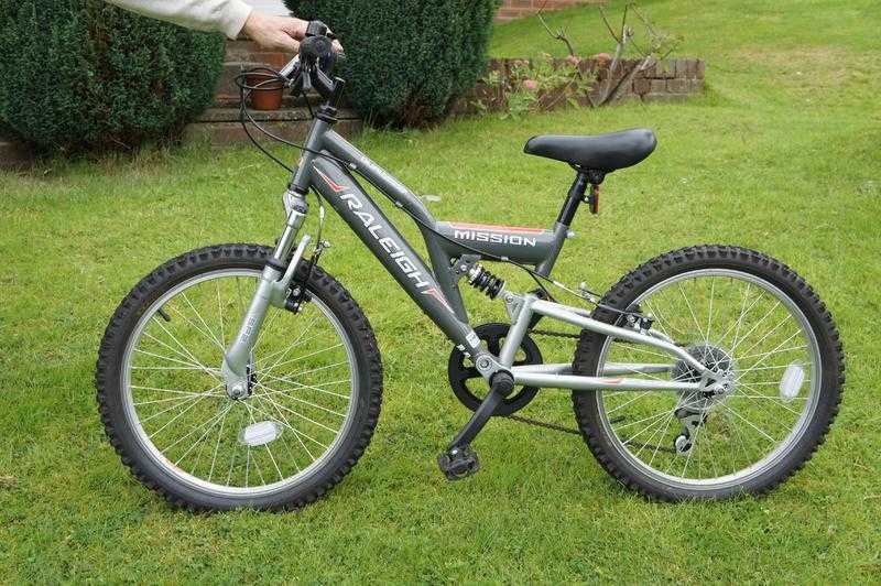 Children039s Raleigh 20quot wheel Mission Dual Suspension Bicycle