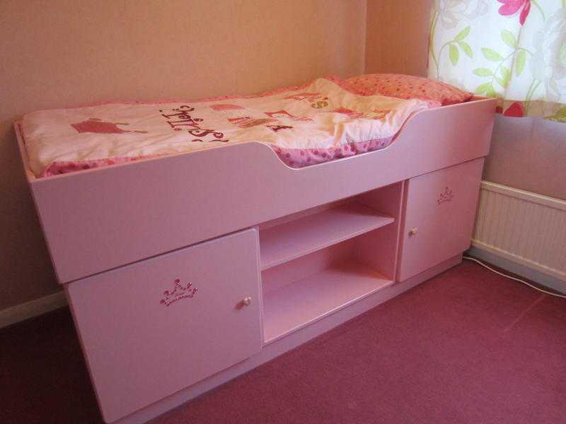 Children039s Single Cabin Bed with Storage