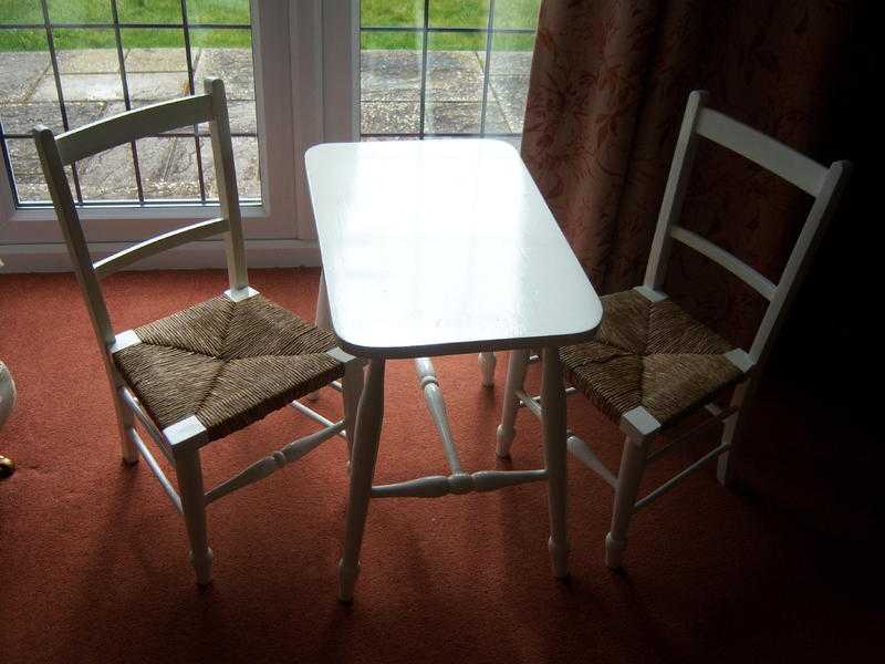 Children039s table and two chairs Circa 1930s