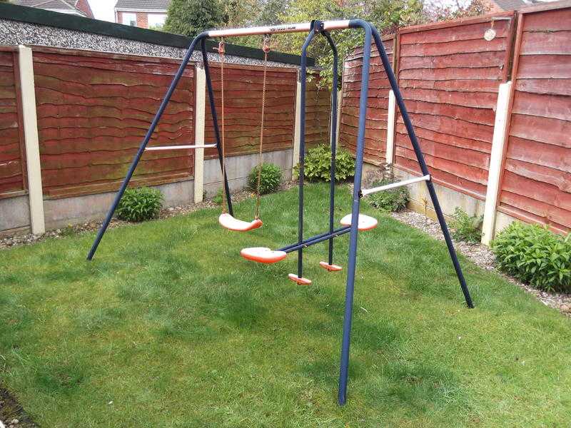 Childs combined swing and see saw