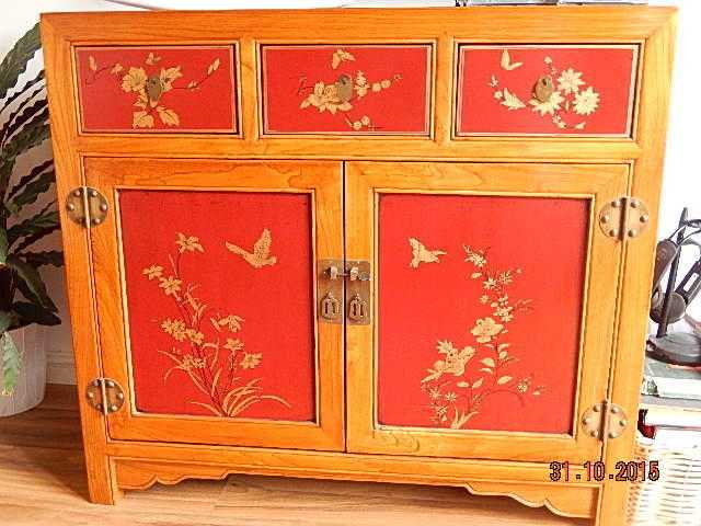 Chinese Decorated Cupboard