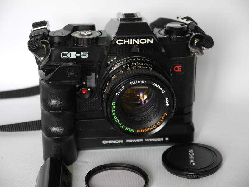 Chinon CE-5  3 lenses fit Pentax PK and ideal for small DSLRs.