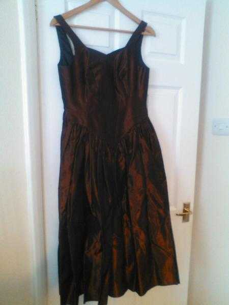 Chocolate Brown fitted evening gown