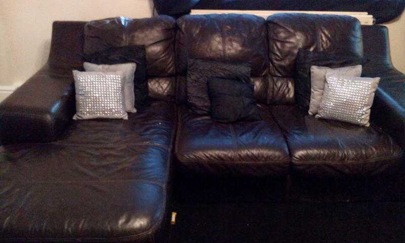 chocolate corner sofa