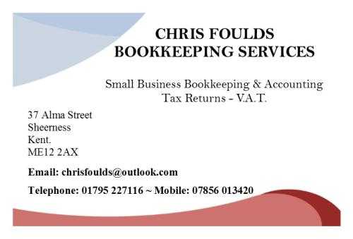 Chris Foulds Bookkeeping Services