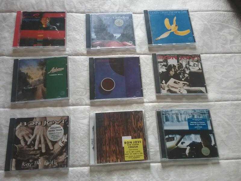 Chris Rea amp Bon Jovi CDs 80p each. 5 for 3