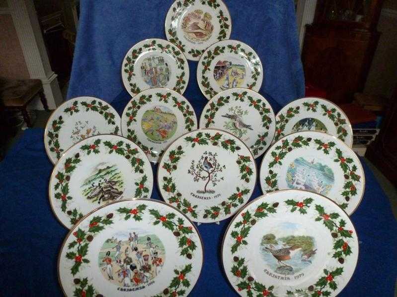 Christmas plates