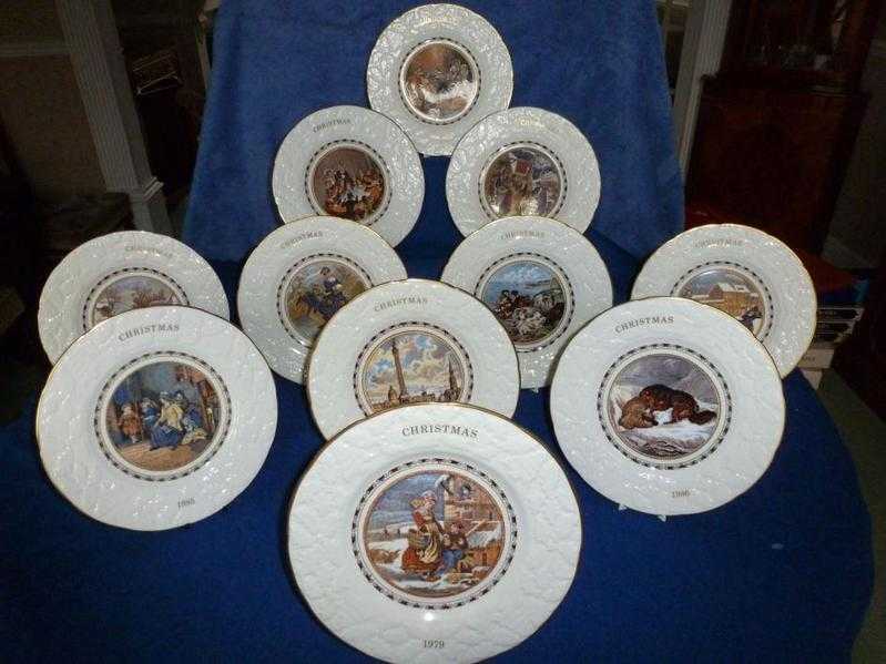 Christmas plates