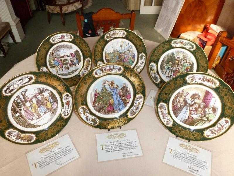 Christmas plates