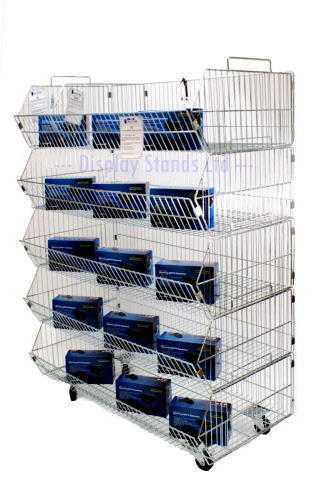 Chrome Stacking Basket Set 600mm wide