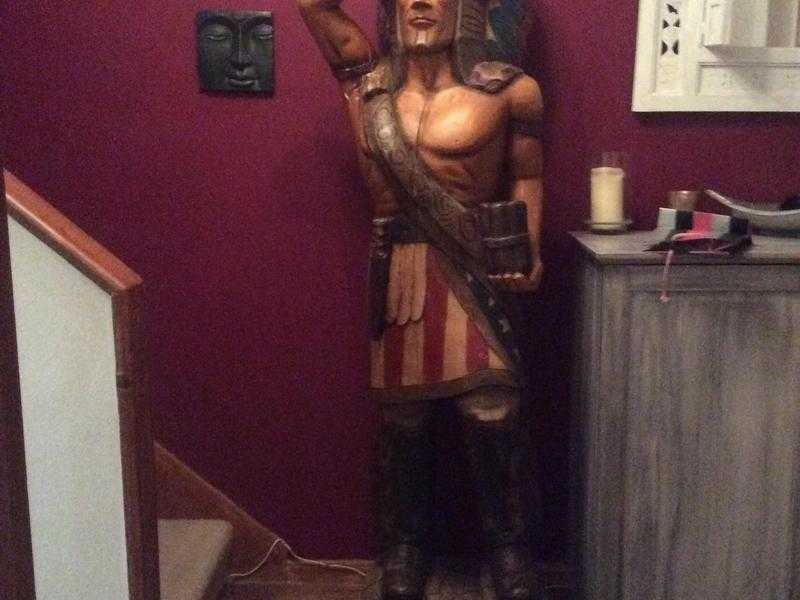 Cigar Store Red Indian 6ft