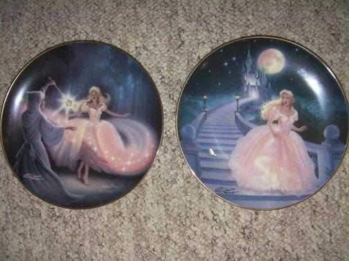 CINDERELLA CHINA PLATES