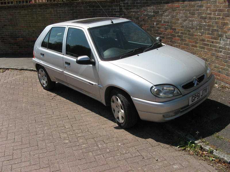 Citroen Saxo 1.1 Desire 2001 (51 reg 2002 model) 5 door hatchback.