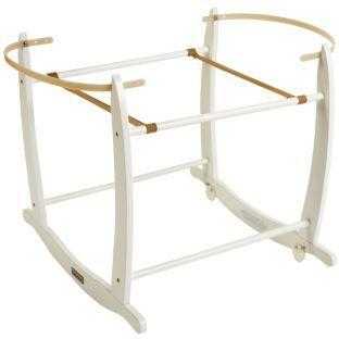 Clair de Lune Deluxe Rocking Moses Basket Stand - White.  Argos 3311033 CALL 07401955500