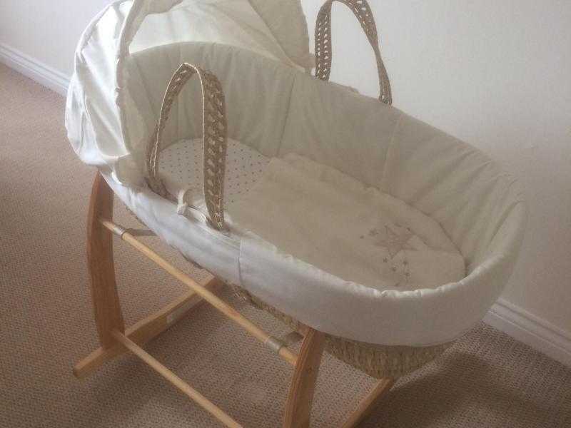 Clair De Lune Moses basket amp stand