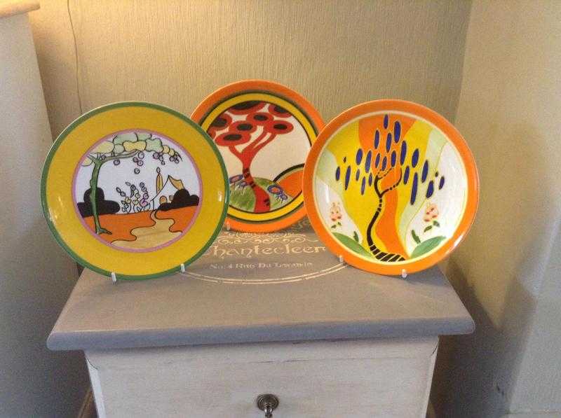 Clarice Cliff Repro plates (6) Limited Edition