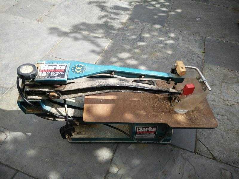 Clarke CSS18C Scroll Saw 18quot fret saw