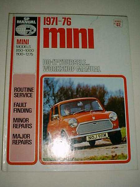 CLASSIC 1970039S MINI CAR MANUAL