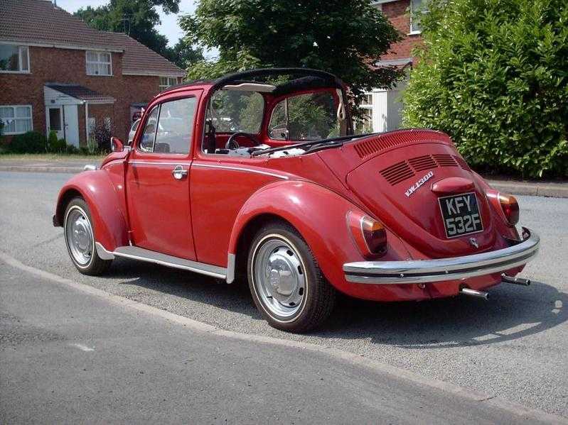 Classic Volkswagen Beetle Convertible