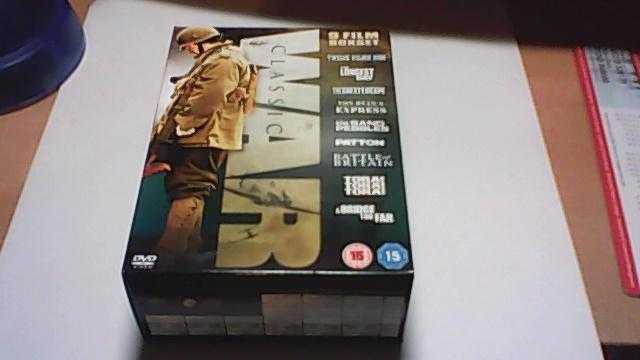 CLASSIC WAR FILMS BOX SET OF 9 FILMS ON NINE DVD039S - MINT CONDITION