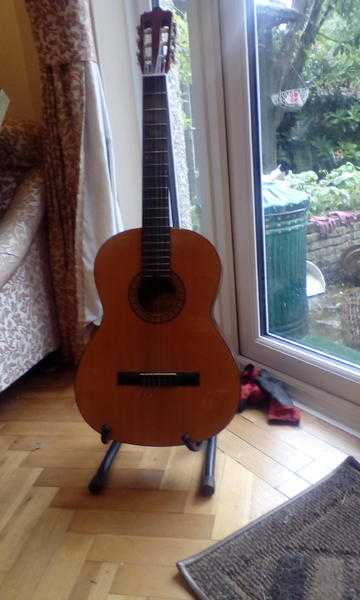 Classical Guitar with stand