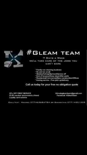 Cleaning service by Gleamteam