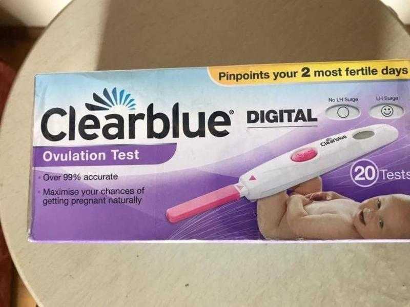 Clear blue Digital Ovulation Test sticks 20 tests