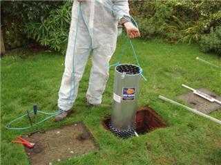 clear problems with septic tank and soakaway