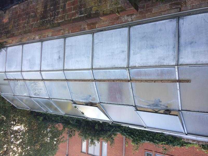 CLEAR SPAN METAL FRAMED LEAN TO GREENHOUSE FOR SALE