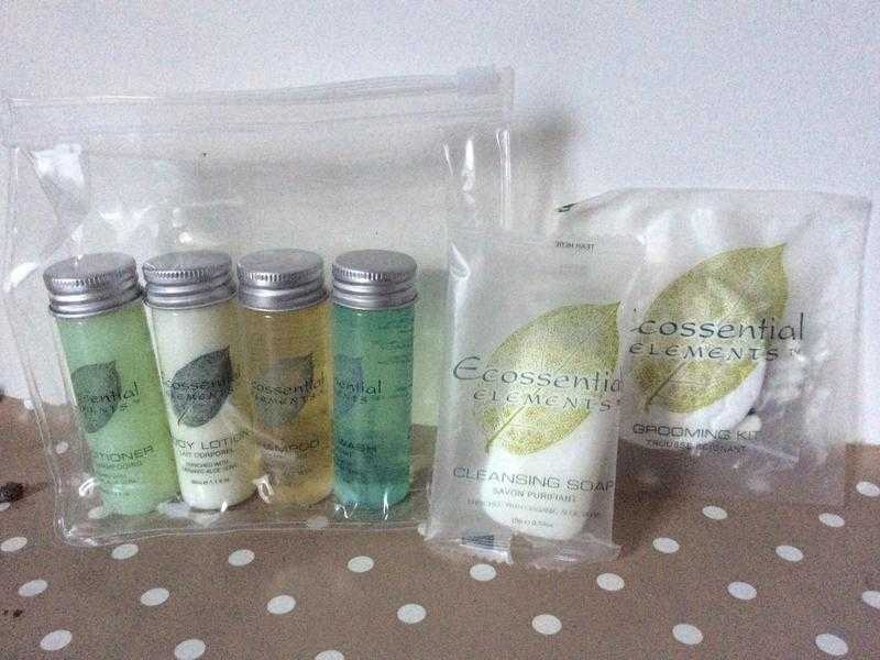 Clear Washbag with mini toiletires