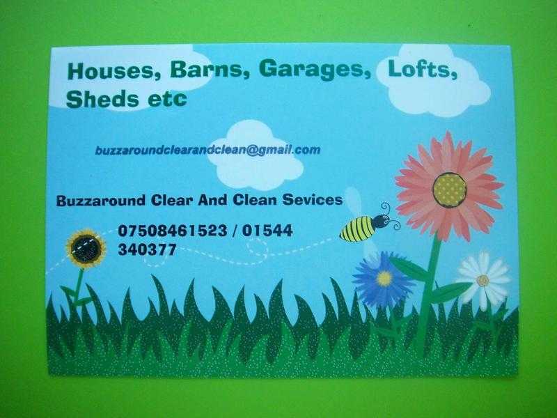 Clearing and cleaning services North Herefordshire